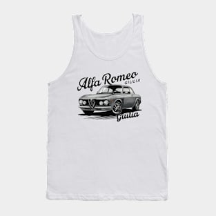 Alfa Romeo Giulia Vintage Car Tank Top